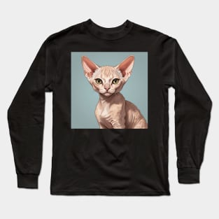 DEVON REX CAT Long Sleeve T-Shirt